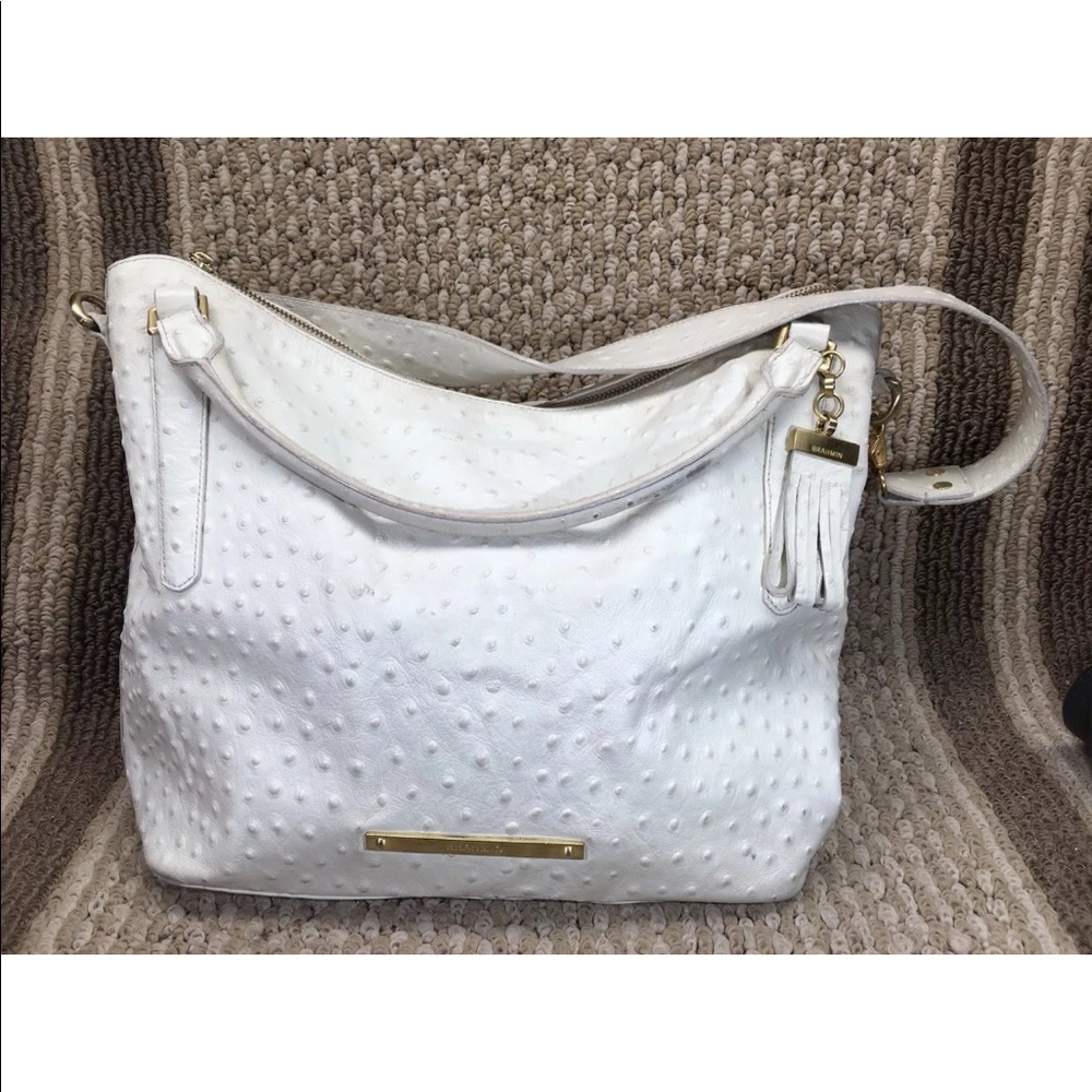 BRAHMIN OSTRICH SHOULDER